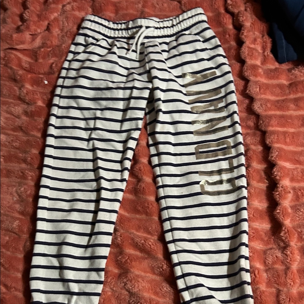 Old Navy Navy Striped Kids Joggers